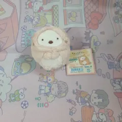 (日本正規品)キディランド限定 すみっコぐらし 猫 白くま ボールチェーンキーホルダー