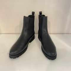 美品 ギャルリーヴィー サイドゴアブーツ ショートブーツ 本革 23.5