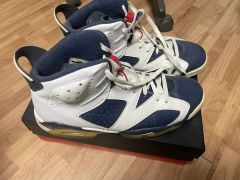 Air Jordan 7 Retro Olympic 希少size24cm - メルカリ