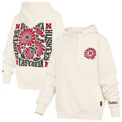 프레스 박스 레이디스 탑스 티셔츠 파커 여성 프레스박스 Cream Nebraska Huskers Elena Janise Hoodie Nebeige 베이지