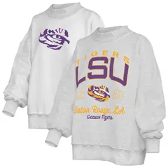プレスボックス レディース トップス Tシャツ スウェット Womens Pressbox Gray LSU Tigers Reversible Sweatshirt Lsu Grey グレー