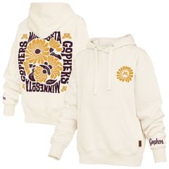 프레스 박스 레이디스 탑스 티셔츠 파커 Womens Pressbox Creaminnesota Golden Gophers Elena Janise Hoodie Min Be