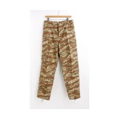 アメリカ軍 BDU カーゴパンツ Sサイズ デザート タイガー リップストップ YN521007 レプリカ ミリタリーパンツ 軍モノ 迷彩服