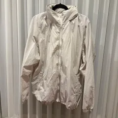 無印良品 ライト ベージュ ナイロン ウィンドブレーカー 2XL