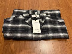 25AW Atlast&co チェックウールシャツ ビッグサイズ - メルカリ