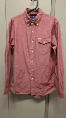 ポロ ラルフローレン レッド シャンブレー シャツ