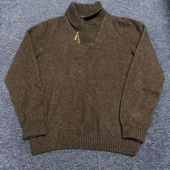 M61☆AGNONA☆アニオナ☆襟付きセーター☆ニットセーター☆茶色 