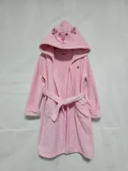 ベイビーギャップ クマ ドール WHO フード 首 ローブ シャワー ガウン ピンク キッズ 4-5歳 1127