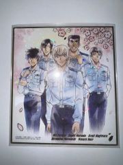 名探偵コナン Ani-Art スタンド付き色紙 アニメイト限定特典 警察学校