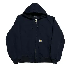 L カーハート ネイビー アクティブ ジャケット