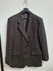 バルマン CHECK ウール ジャケット95ㅡ傷なし 良しのサムネイル