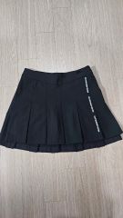 FR2G 黒 ストレッチナイロンクラッシックプリーツスカート - メルカリ