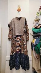 70s Shana Lee スエード レザー クロシェ ベスト - メルカリ