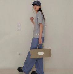 未使用品 RUE DE VERNEUIL ハンドバッグ トート 肩掛け 紺 緑 - メルカリ