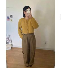 MARW UNITED ARROWS スムース オーバー Vネック カーディガン - メルカリ