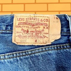 LEVIS 501 イギリス製 国旗タブ 80s 89年製 リーバイス - メルカリ