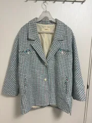 SYSTEM ツイード チェック ジャケット 82-94-160