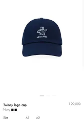 ADER ERROR Twinny logo cap A2のサムネイル