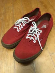 VANS ヴァンズ アセンティック Classic シューズ レッド 검 260