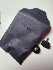 箱付き PRADA ウェッジソール サンダル ホワイト ハイヒール 23.5