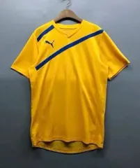 (下) PUMA プーマ Vネック イエロー 半袖 Tシャツ - (95) 新品に近い