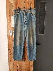 新品 XL VETEMENTS ヴェトモン モノグラム デニムパンツ - メルカリ