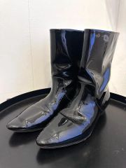 DIESEL ポインテッドトゥ ヒールブーツ ブラック レア品 - メルカリ
