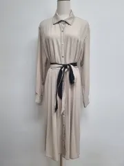 ルショップ シャツ ロング丈ワンピース