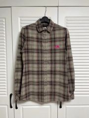 A4604☆美品☆THE NORTH FACE*チェック柄ロングシャツ*XL*青 - メルカリ