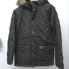 Carhartt カーハート レオパード パータン ダウン アウター xsのサムネイル