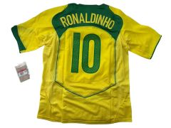 正規品】ブラジル代表2004 ロナウジーニョ 復刻ユニフォーム | Mercari