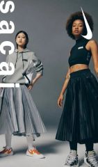 NIKE sacai コラボ プリーツ ショートパンツ キュロット スコート
