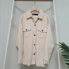 ザラ コーデュロイ シャツジャケット