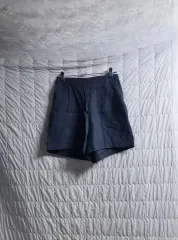 ネイビー リネン ハーフパンツ ショートパンツ 新品