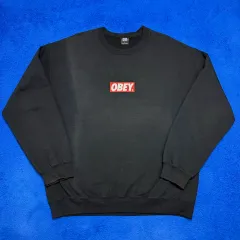 OBEY オベイ 起毛 スウェットパーカー Lのサムネイル