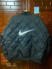 US_L 90's NIKE リバーシブル MA-1 ブルゾン ジャケット ブラック
