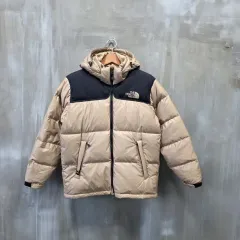 THE NORTH FACE ザノースフェイス ヌプシ ベージュ ダウン/メンズ(S)/JP632のサムネイル