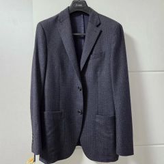 カラー 阿部潤一 テーラードジャケット ウール 総裏 2B センターベント 