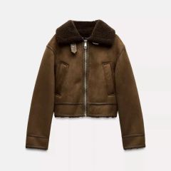 完売品】ZARAウォッシュドエフェクトスタッズジャケットXSサイズ