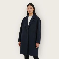 美品 A.P.C. 黒 チェスターコート 34 NINA - メルカリ