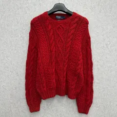 95 ポロラルフローレン メンズ ハンドメイド カウチンニットのサムネイル