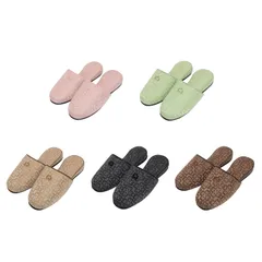 新品 オクムラ スリッパ ニュープローゼ milashon Mサイズ ベージュ&ピンク&ブラック&グリーン&ブラウン 5足セット NRAA5901YE
