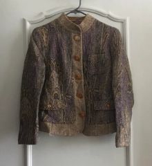 ETRO エトロ ペイズリー柄 中綿キルティングジャケット S 美品 