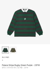 パレス ストライプ ラグビー グリーン パープルのサムネイル