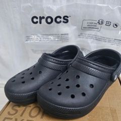 サンダル メンズ 27 黒 crocs クロックス 厚底 クロッグ クラッシュ