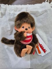 顔でかモンチッチ 眼鏡 座り ぬいぐるみ 黄色 - メルカリ