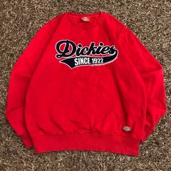 Dickies ディッキーズ スウェットスタジャン L 中綿 ロゴプリント 