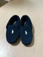 ポロ スウェード ファー モカシンシューズ 230