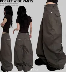 ヴィンテージ ポケット ワイドパンツ