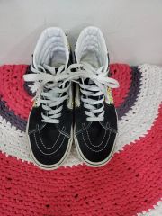 n*…様 VANS MOONEYES スニーカー ブラック/イエロー ミニカー付 - メルカリ